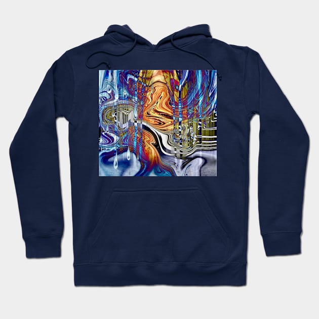 Die Lava bahnt sich ihren Weg im Regen Hoodie by ART-SHOP Annabelle